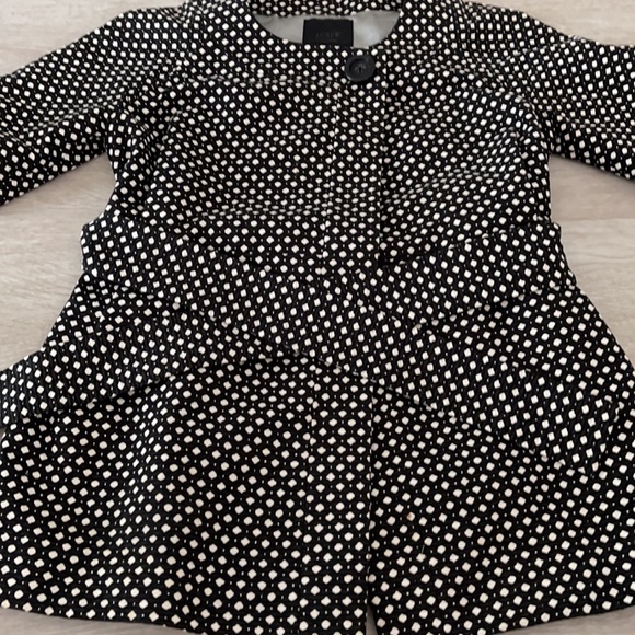 Vintage J Crew black kimono jacket blazer coat 6 - Picture 2 of 7